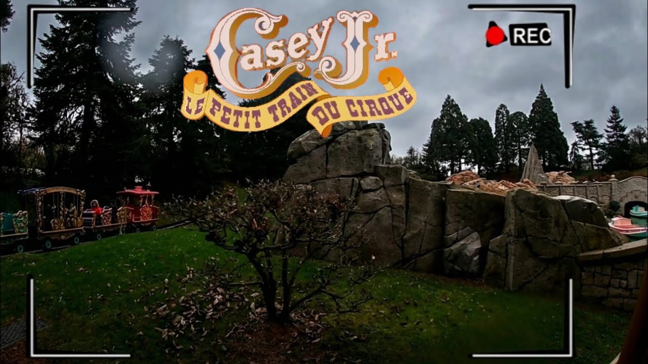 On ride POV 🎢 Casey Jr - le Petit Train du Cirque at Disneyland Park! 