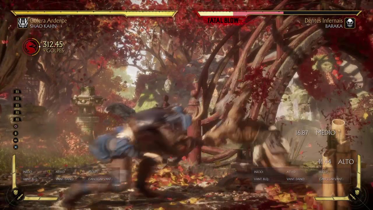 Shao kahn corner combo mk11 YouTube