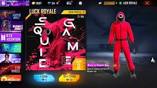 SPIN 🔥 NEW SQUID GAME ROYALE 😱 FREE FIRE