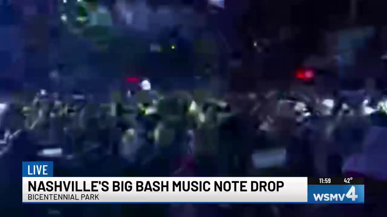 LIVE: Nashville rings in new year with annual Big Bash Music Note drop