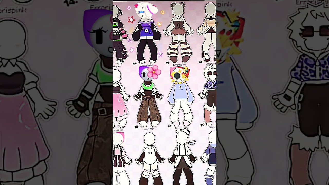 Fill the empty sports with your characters.