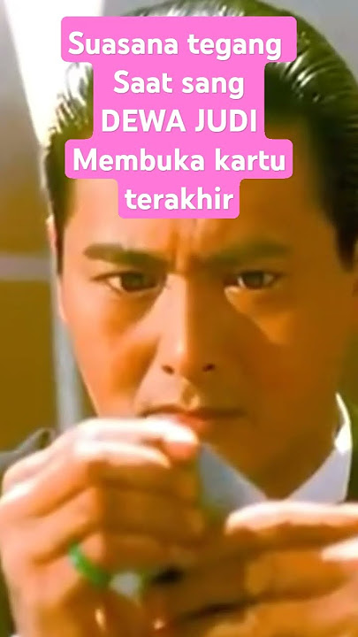 GOD OF GAMBLER suasana tegang saat DEWA JUDI membuka kartu terakhir #filmactionterbaik