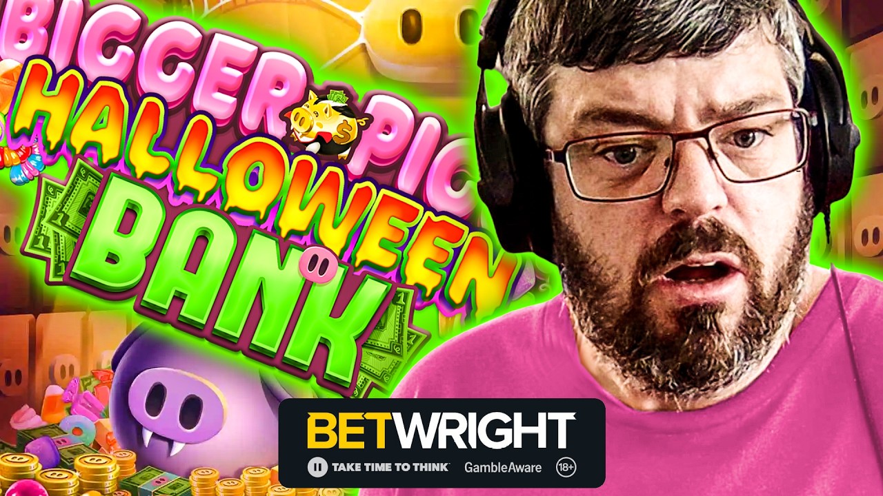 INSANE SESSION ON BIGGER PIGGY HALLOWEEN BANK!!