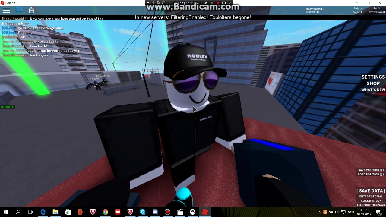 How to get up to the highest building ROBLOX Parkour - YouTube