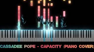 Cassadee Pope - Capacity (Piano Cover)