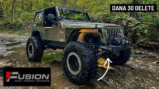 Jeep Wrangler TJ | Complete Front Axle Swap | Fusion Elite 44!