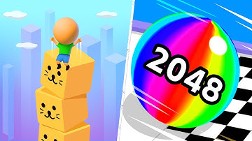 Satisfying Mobile Games 2023 - Cube Surfer, Ball Run 2048, Canvas Run, Count Masters, Roof Rails...