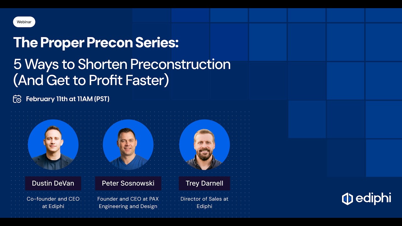 5 Proven Ways to Shorten Preconstruction