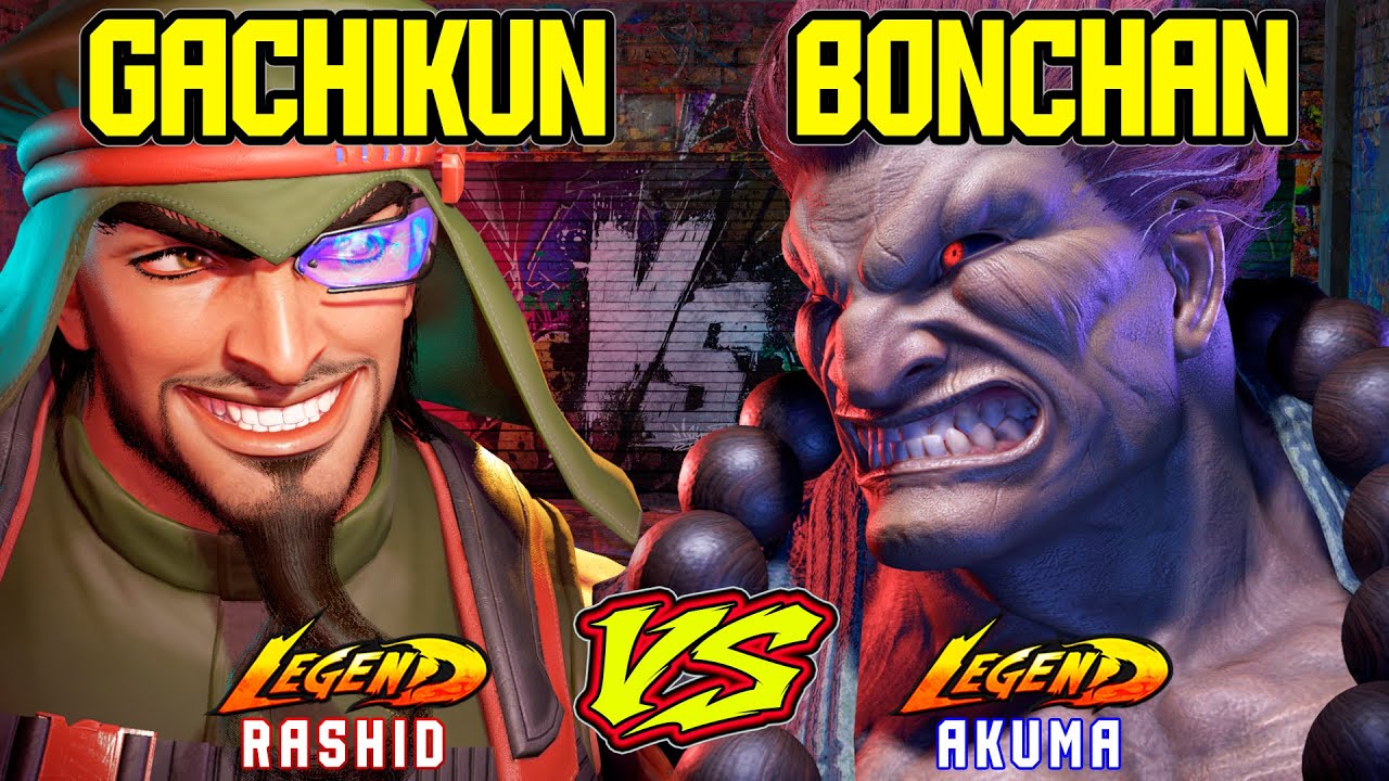 SF6 Bonchan (Akuma) VS Gachikun (Rashid)💥Messatsu💥