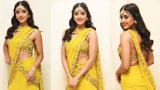 Gayatri Bhardwaj Latest Hot Yellow Saree Images Collections Actresses Hot Vertical Close Up Video