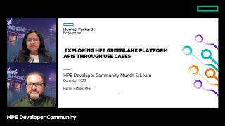 Exploring HPE GreenLake Platform APIs through use cases