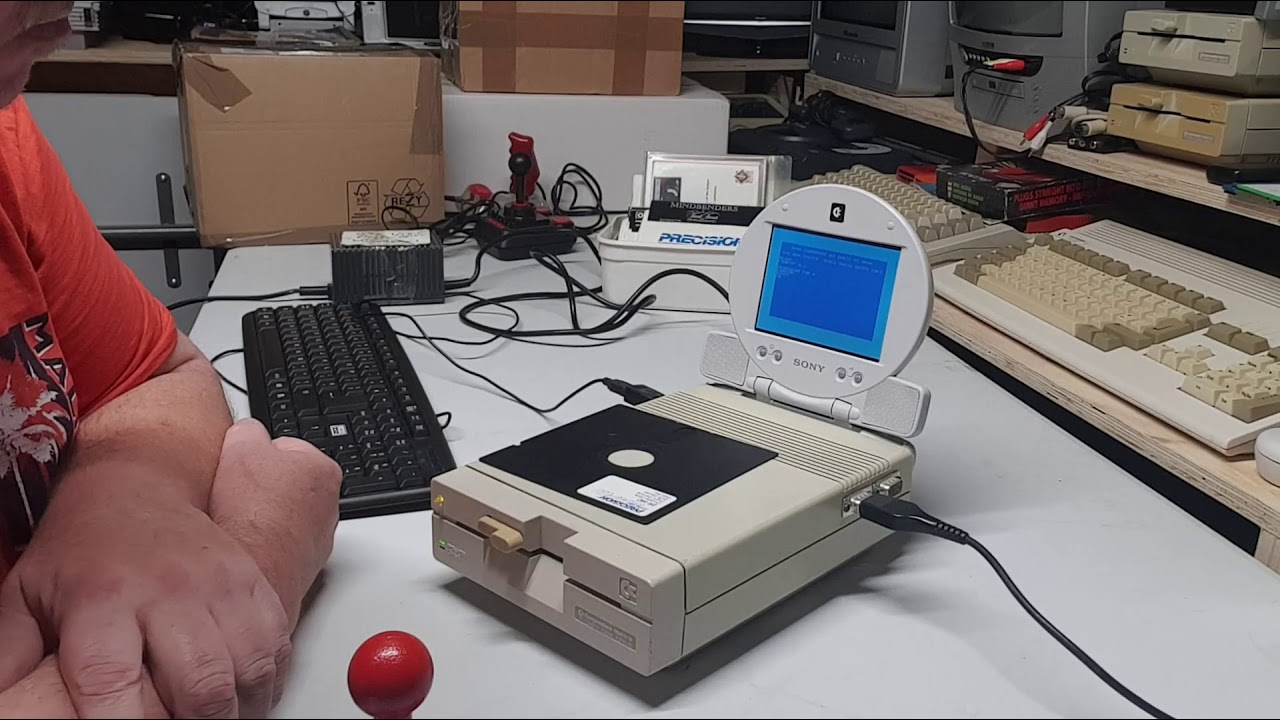 DTV 1541 drive Conversion Commodore 64 cbm dtv joystick.  Ups and Downs of Getting it Working