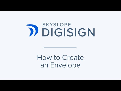 New DigiSign - How to Create an Envelope