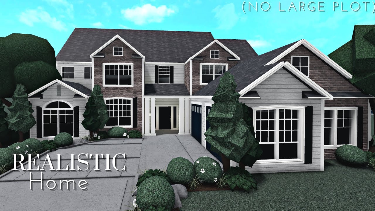 Bloxburg: Realistic Home (part-1)| House Build| Roblox| NO LARGE PLOT ...