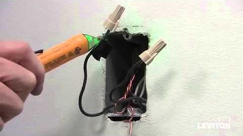 Leviton Occupancy Sensor Installation