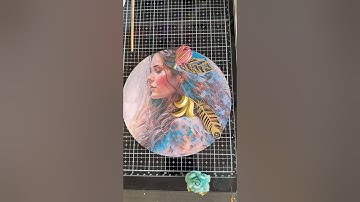 MIxed Media Canvas Tutorial #decoupage #mixedmedia #craftangles #hndmd #canvas #mixedmediaart