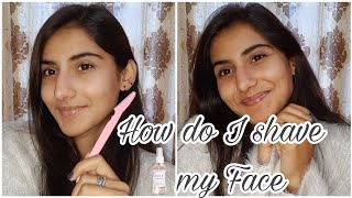 How do I shave my face |what happens after shaving the face | Hair growth?| Face shaving at home screenshot 4