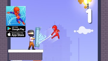 Web Master: Stickman Superhero - Level 1 ~ 27 - Gameplay Walkthrough Part 1 (Android, IOS)