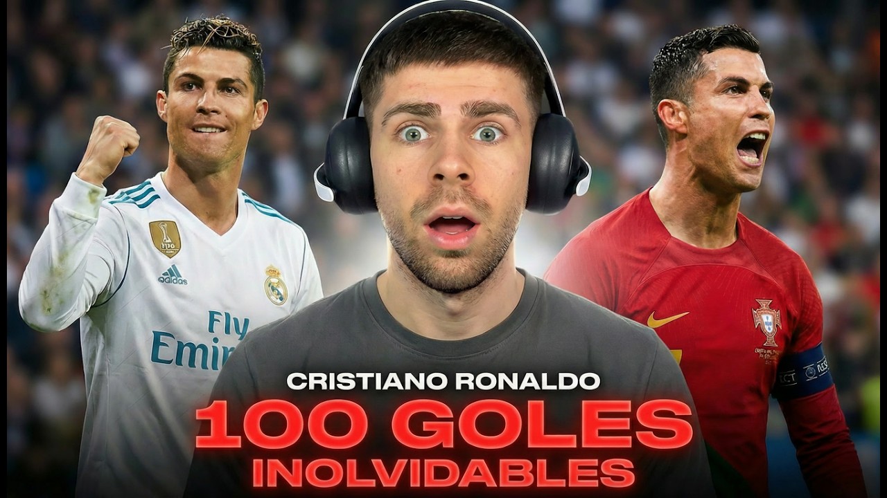 REACCIONANDO a 100 GOLES INOLVIDABLES de CRISTIANO RONALDO