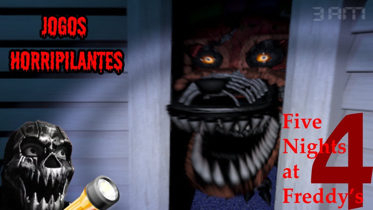 FNAF 4 É O MAIS HORRIPILANTE DOS FNAFS?! 😱 