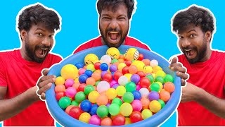 1000 Multi Color Balls Challenge Different Way | It's so Exciting Family Game