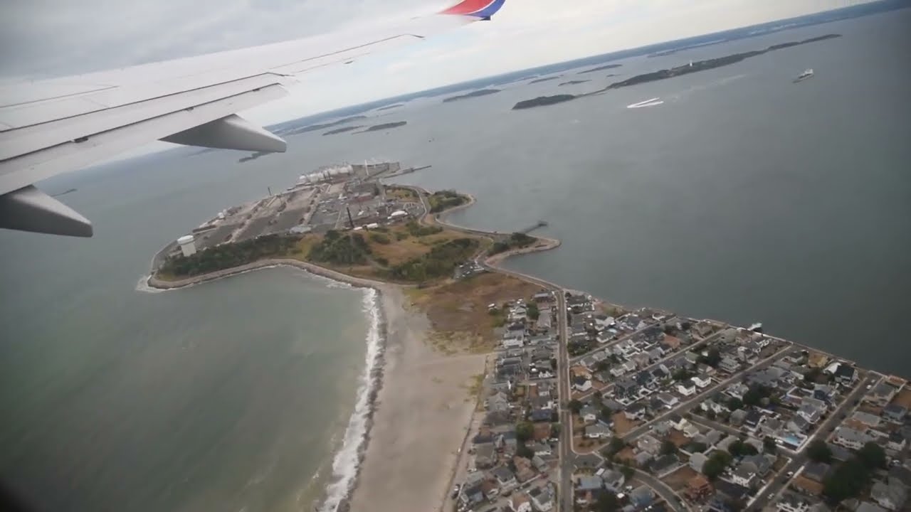 Pushback, Taxi, and Takeoff from Boston, Massachusetts, USA
