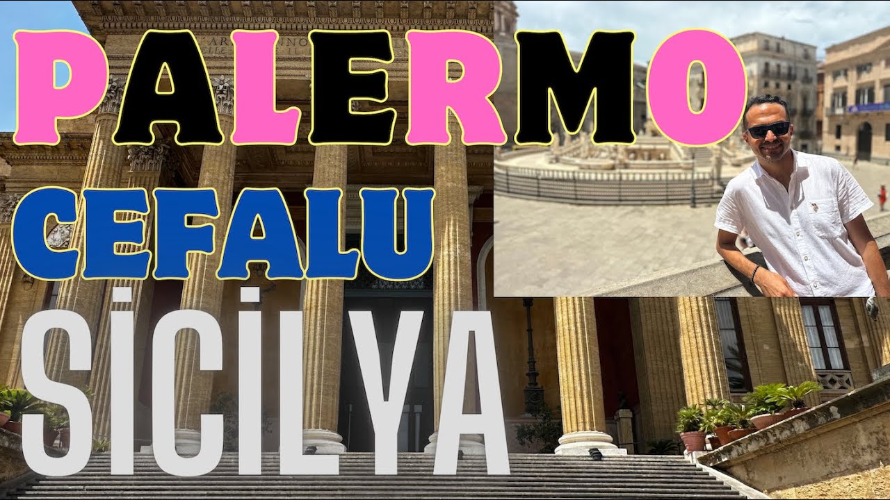 Sicilya'nın Başkenti Palermo ve Tatil Kasabası Cefalu Vlog / Muhteşem Yemekler ve Harika Bir Deniz