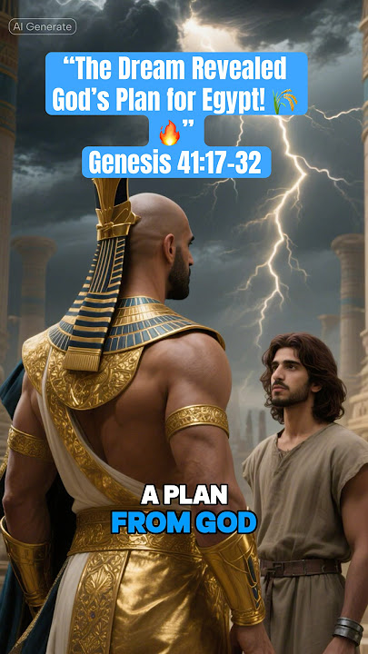 “The Dream Revealed God’s Plan for Egypt! Gen 41:17-32 #genesis -#faith #bible #shorts