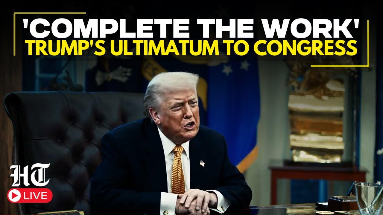 Donald Trump live  | 'End this scam': US President Trump's direct message to Congress | US News