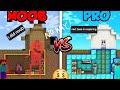 I explored noobs base in mincraft
