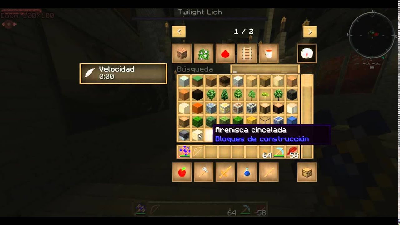 Minecraft El Twilight Lich Y La Cabra Tonta Twilight Forest Jugando 