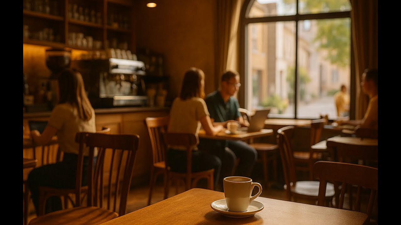 Coffee Shop Background Noise – Cafe Ambience for Studying, Working & Relaxation (8 Hours)