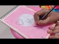 Cute oil pastel drawing ❤️ | for beginners | Artifice with Sara