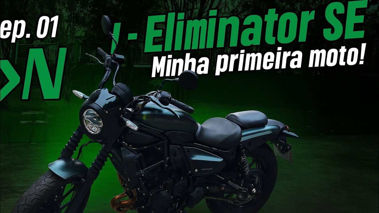 Ep.01 - Eliminator 500 SE primeiros 200km - minha primeira moto!!