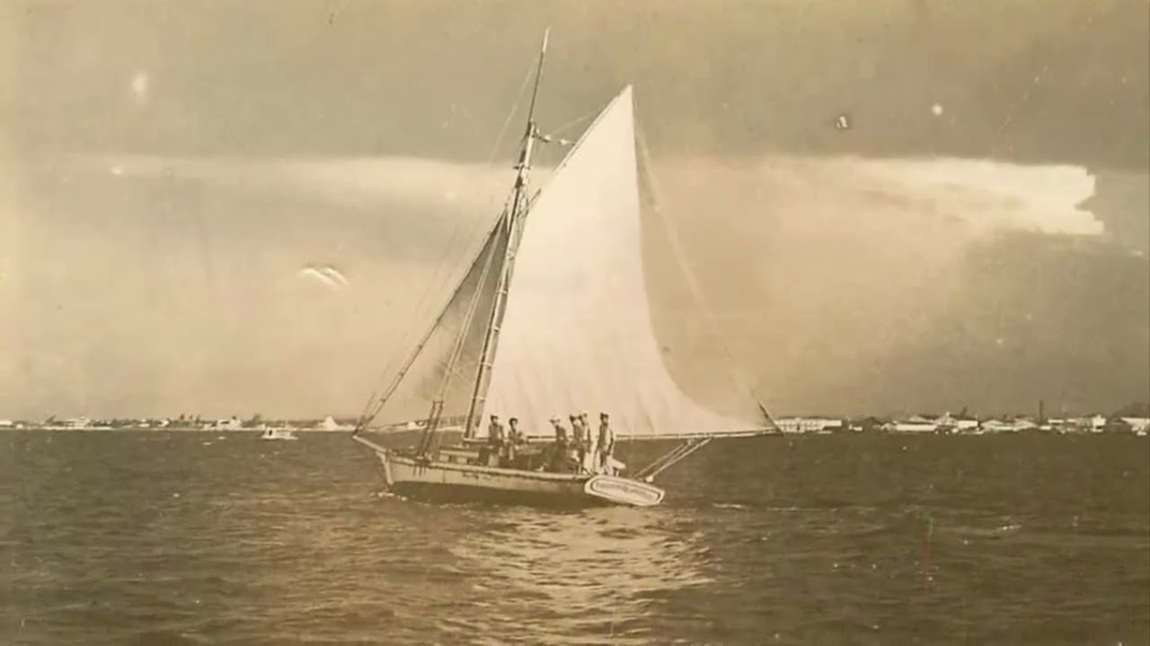 Película colección de fotos antiguas de Caibarién por su 192 aniversario.Cuba.