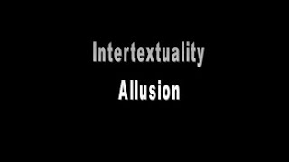 Intertextuality and Allusion - Aladdin Assaiqeli