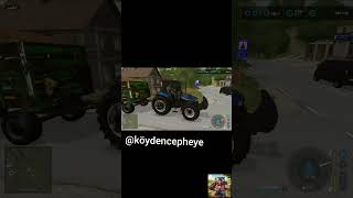 Patates Yüklü Traktör Kaydı! 😱 | Slippery Tractor Moment #fs25 #fs22 #shorts #tractor #farming