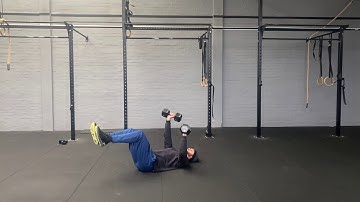 90/90 Alternating Dumbbell Floor Press