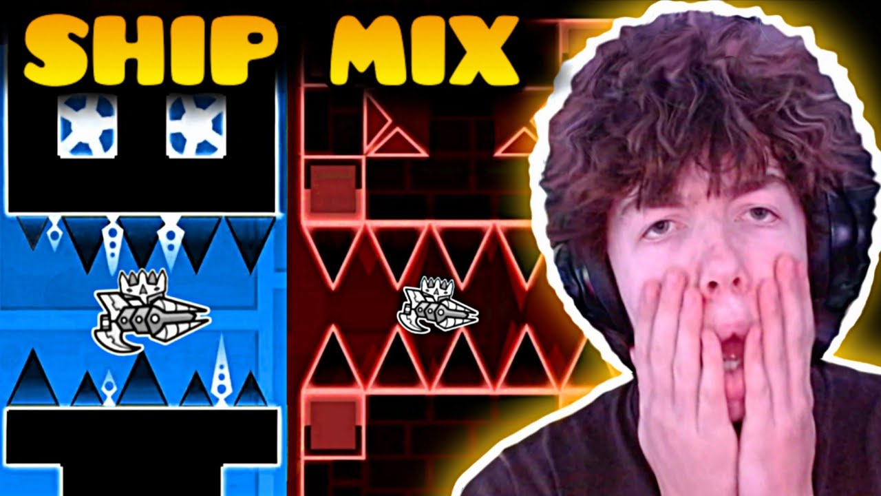 RANDOM Ship Mix In Geometry Dash!