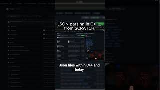 Json parsing in c++ from scratch. #programming #coding #cpp #json