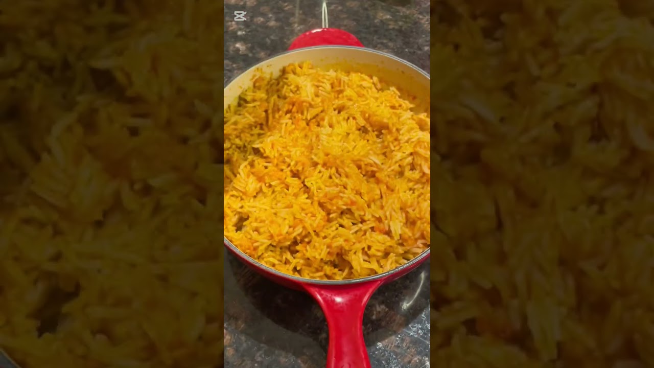 Herb & lemon rainbow trout with joloff rice