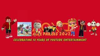 ALEX PARKES 2002, YouTube Intro 10th Anniversary (June 5th 2023)