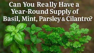 Stop Buying Herbs—Grow Basil, Mint, Parsley & Cilantro at Home!