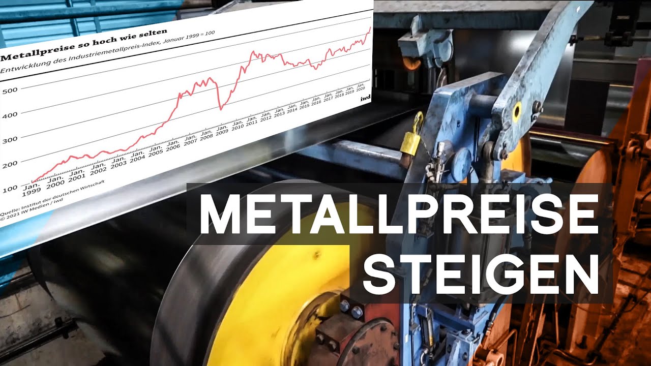 Nachrichten der Metallbranche April 2021: Metallpreise steigen, Industrie fürchtet Lieferengpässe