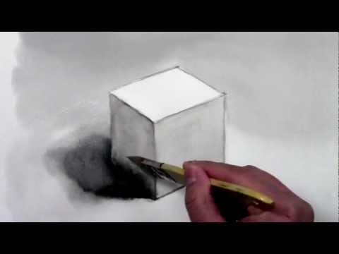 Watercolor Painting of a Cube part 2 of 2 - Watercolor Painting of a Cube part 2 of 2