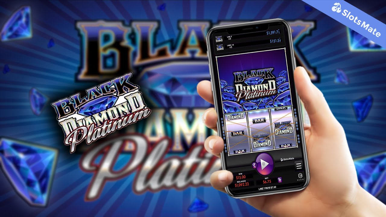 Black Diamond Platinum Slot by Everi Gameplay (Mobile View)