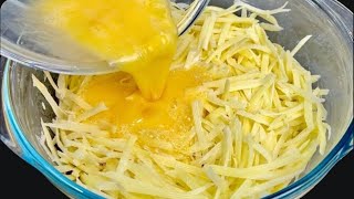 Potato eggs recipe | SIMPLE FINANCIAL SAVINGS DINNER RECIPES | Traditional Spanish omelette No oven