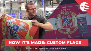 Design and Print your own Custom Flag ~ How It's Made