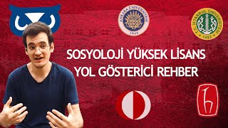 Sosyolojide Yüksek Lisans Kazanmak | Kapsamlı Rehber