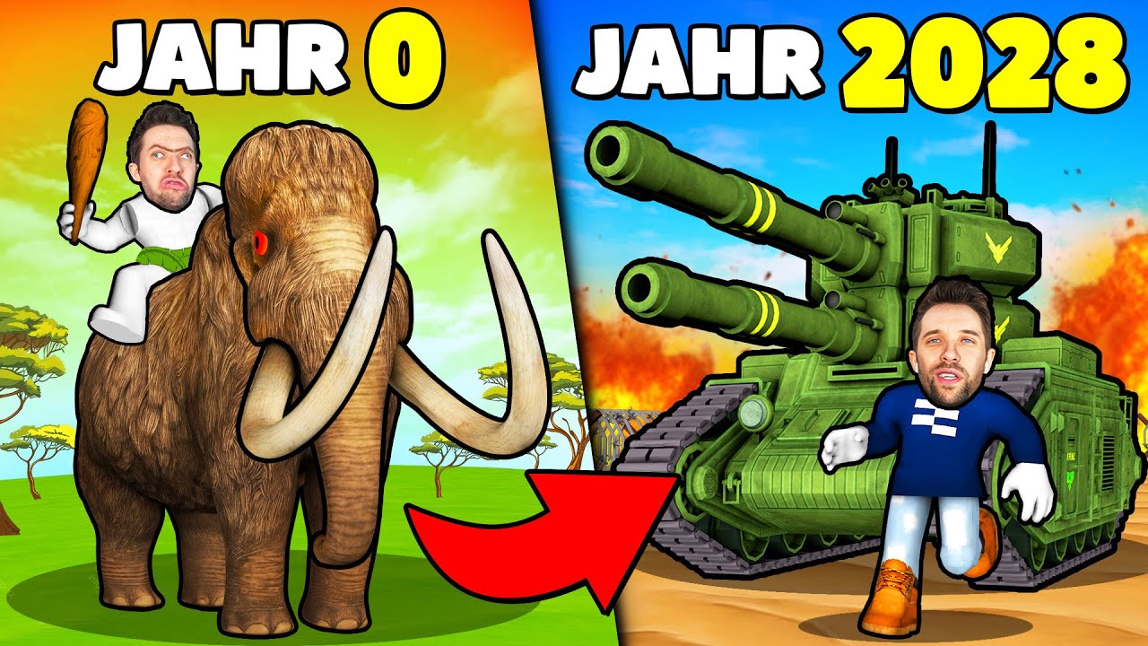 SOLDAT aus JAHR 0 gegen SOLDAT aus JAHR 2028 in Roblox